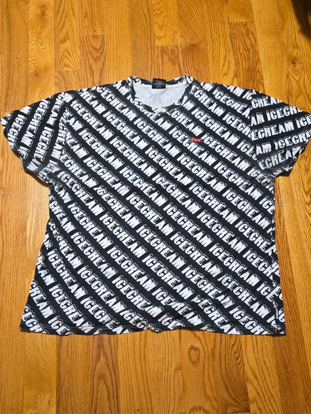 Ice Cream by Billionaire Boys Club AOP All Over Print Graphic Shirt Tee. Sz 3xl.